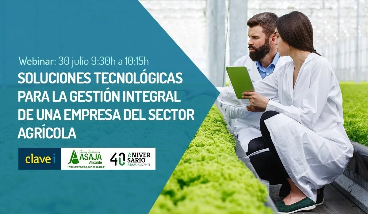 Webinar: Soluciones tecnológicas para mejorar la gestión de una empresa del sector agrícola Webinar: Soluciones tecnológicas para mejorar la gestión de una empresa del sector agrícola