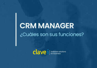 ¿Cuál es la función de un CRM Manager?
