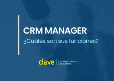 ¿Cuál es la función de un CRM Manager?