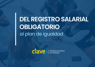 Del registro salarial obligatorio al Plan de Igualdad