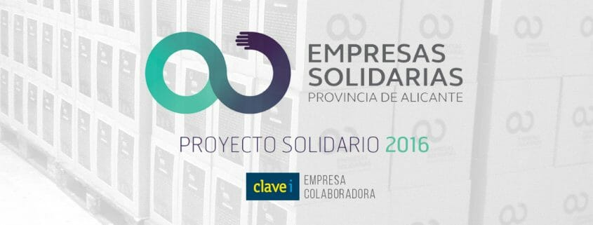 El equipo Clavei colabora de nuevo con el proyecto de Empresas Solidarias de la Provincia de Alicante