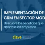 Implementación de un CRM en sector moda