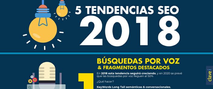 5 Tendencias SEO para 2018