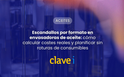 Escandallos por formato en envasadoras de aceite: cómo calcular costes reales y planificar sin roturas de consumibles