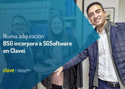 BSG, incorpora SG Software en Clavei; una nueva adquisición que consolida su crecimiento en mercado español