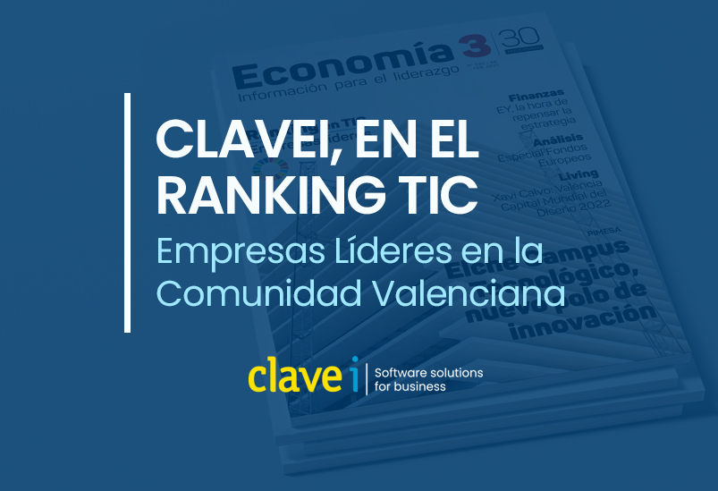 Clavei, en el ranking TIC de Empresas Líderes en la Comunidad Valenciana.