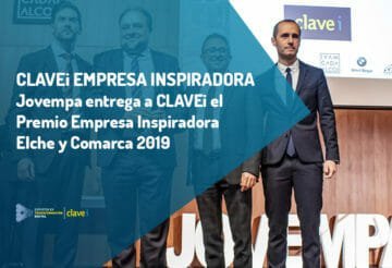 Clavei recibe el premio Empresa Inspiradora 2019 por Jovempa