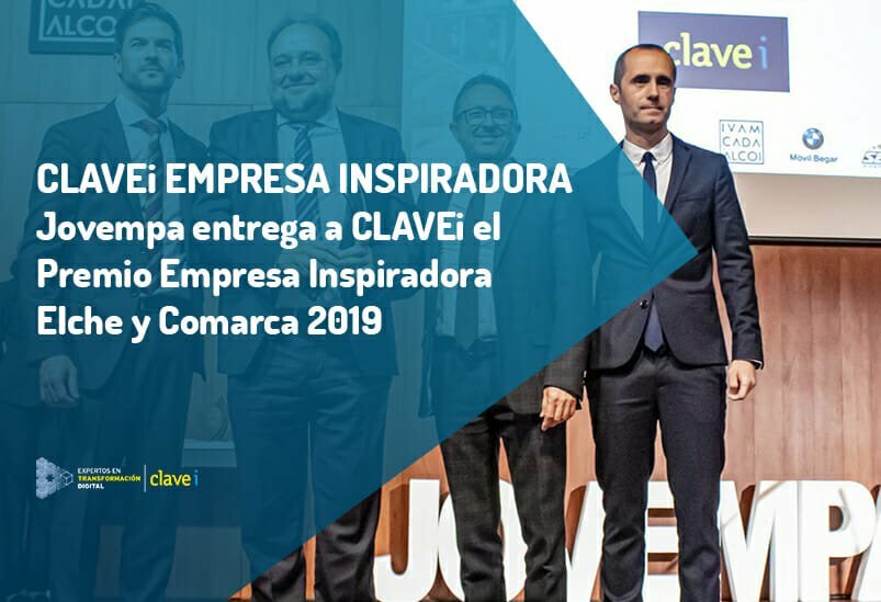 Clavei recibe el premio Empresa Inspiradora 2019 por Jovempa