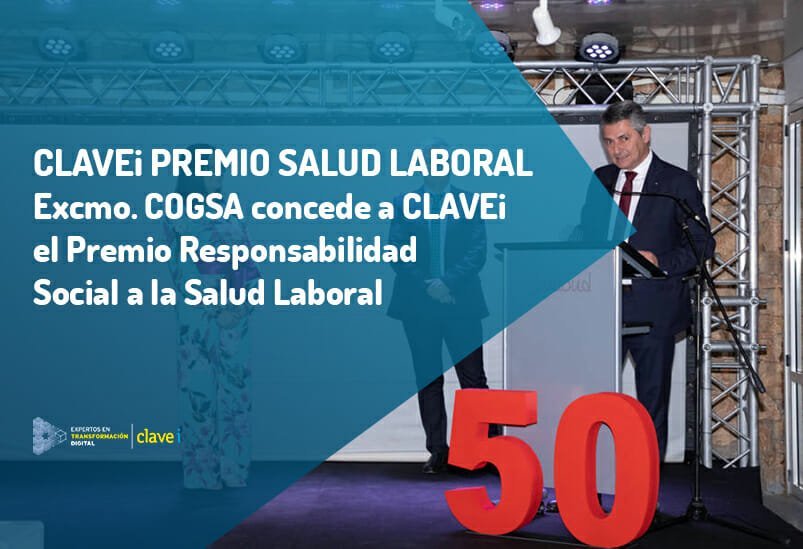 CLAVEi Premio a la Salud Laboral por Excmo. COGSA