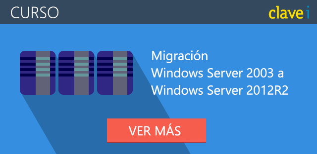 Curso migración Windows Server 2003 a Windows Server 2012