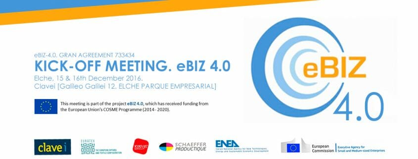 COMIENZA EL PROYECTO EUROPEO eBIZ-4.0