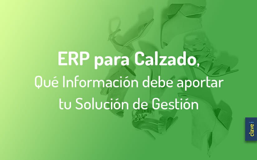 ¿Qué Información debe darte un ERP si eres una Empresa de Producción de Calzado?