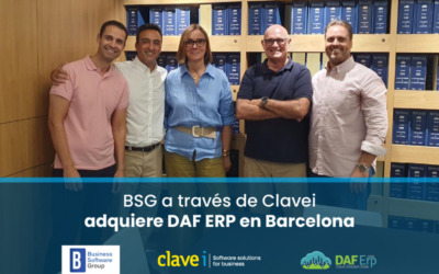 Business Software Group a través de Clavei adquiere DAF ERP en Barcelona