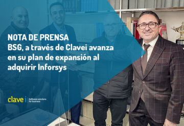 BSG, a través de su participada Clavei avanza en su plan de expansión con la adquisición de Inforsys