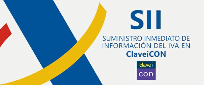 Suministro Inmediato de Información del IVA (SII) en ClaveiCON